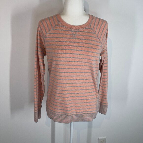 Eddie Bauer Peach & Gray Legendwash Sweatshirt size Small - Picture 1 of 6